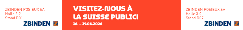 Image Retrouvez-nous à Swiss Public 2026 ! Image Retrouvez-nous à Swiss Public 2026 !
