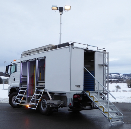 Image Camion Zbinden pour les Services industriels de Genève