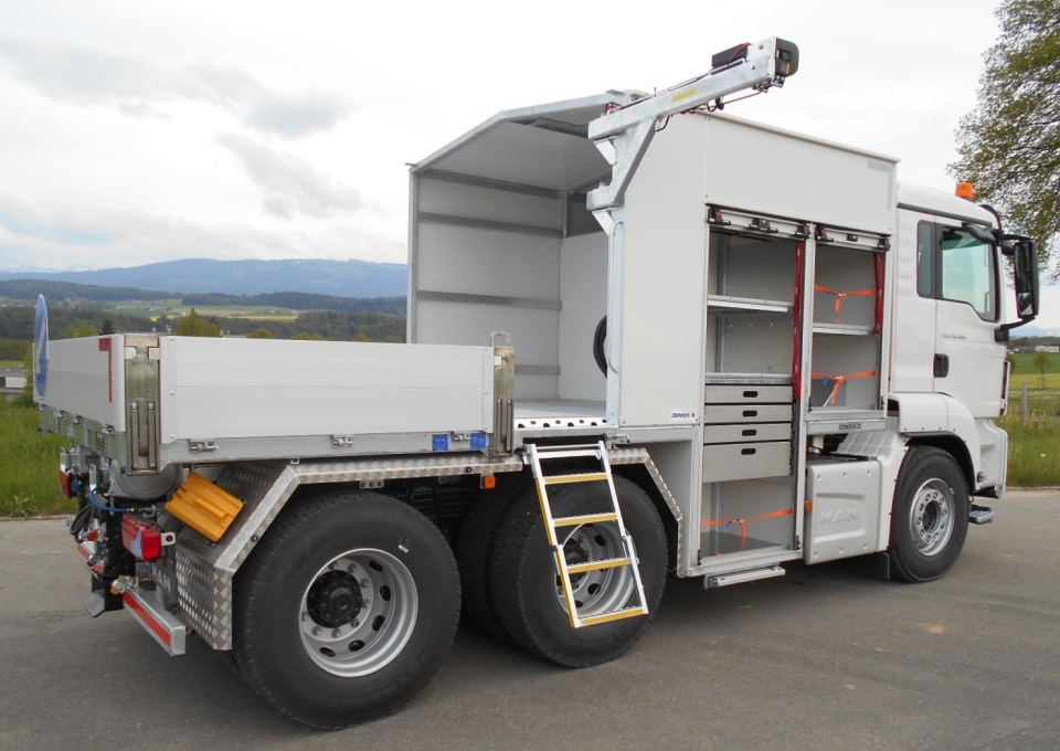 Image Lastwagen Zbinden für transports publics lausannois